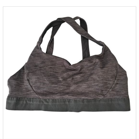 Patagonia Switchback Sports Bra Women's Large Removable Pads Grey Athletic Gym - Picture 3 of 6